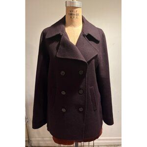 Classic Black Pea Coat from Vince